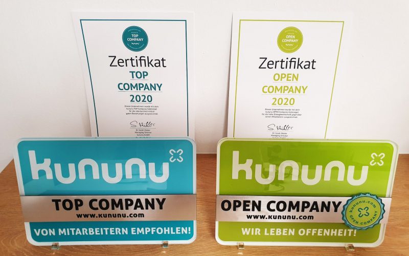 eMagnetix wurde von kununu als Top Company & Open Company ausgezeichnet