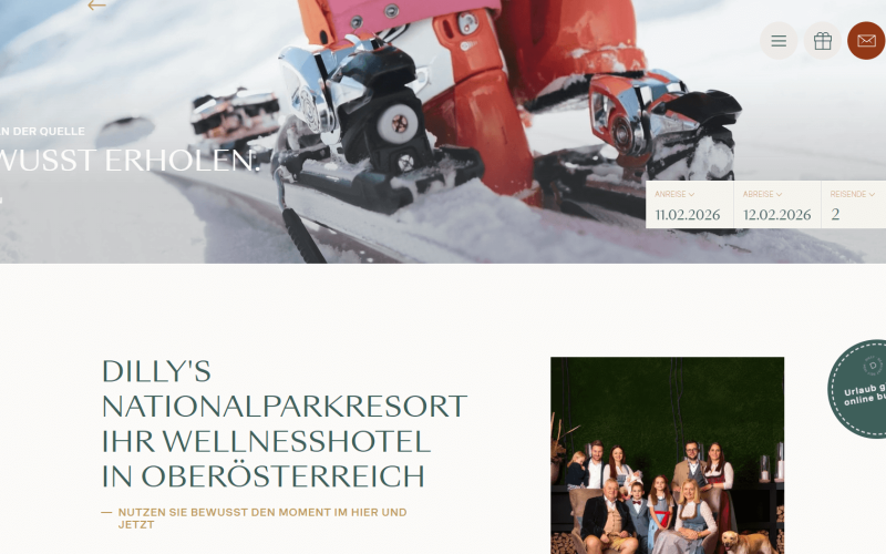 Screenshot der Dilly Website - eMAGNETIX